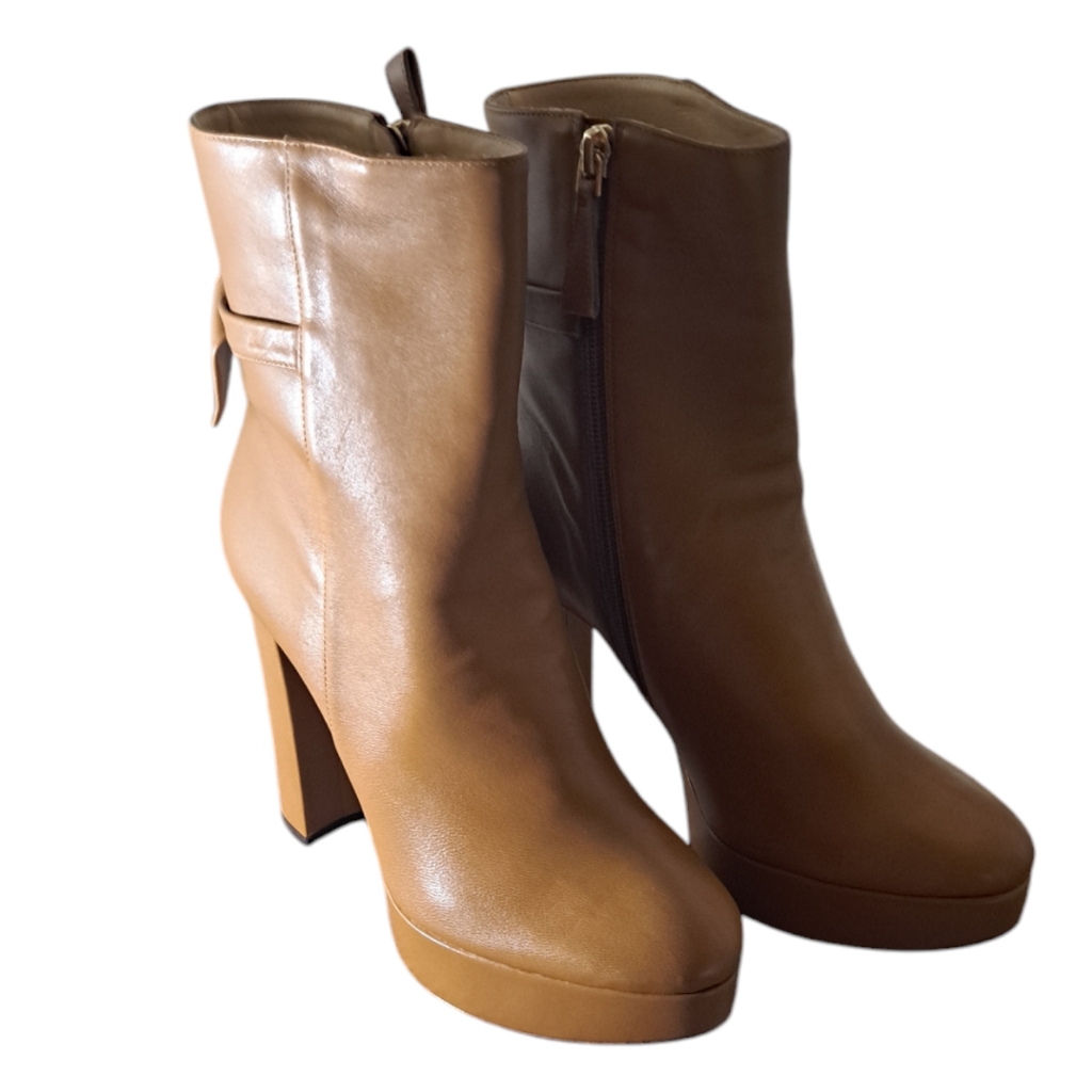 New Alexandre Birman Clarita Rachel In Elm Nappa Leather Boot 38.5/ 8- 8.5